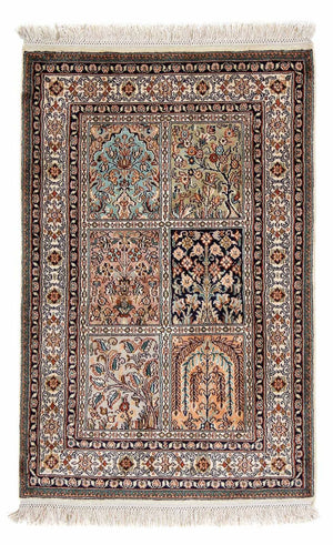 Alfombra persa - Clásica - 94 x 61 cm - multicolor
