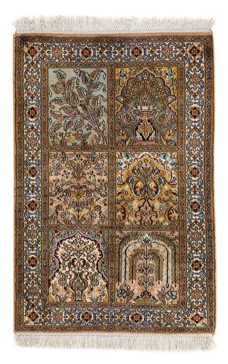 Alfombra persa - Clásica - 90 x 59 cm - multicolor