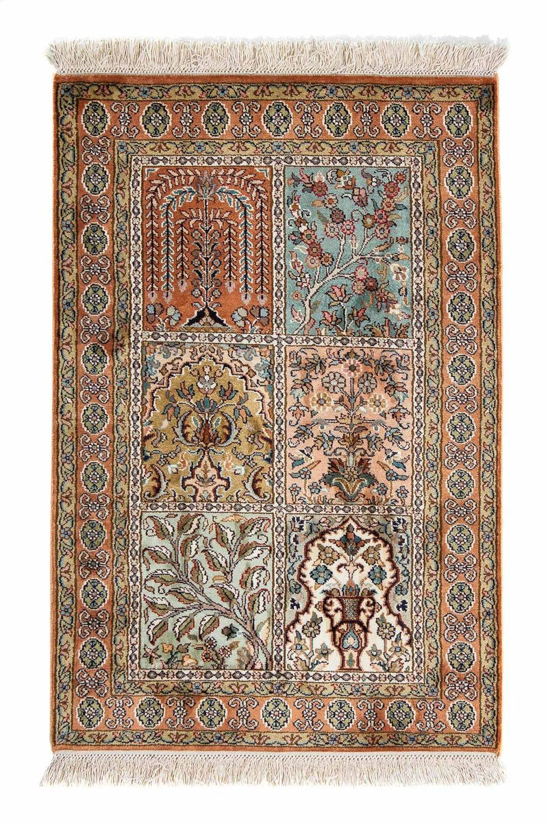 Alfombra persa - Clásica - 94 x 63 cm - multicolor