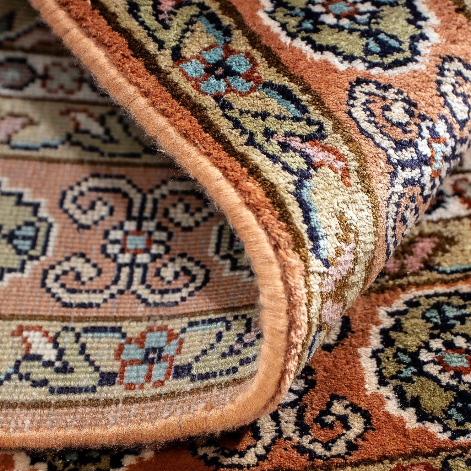 Alfombra persa - Clásica - 94 x 63 cm - multicolor