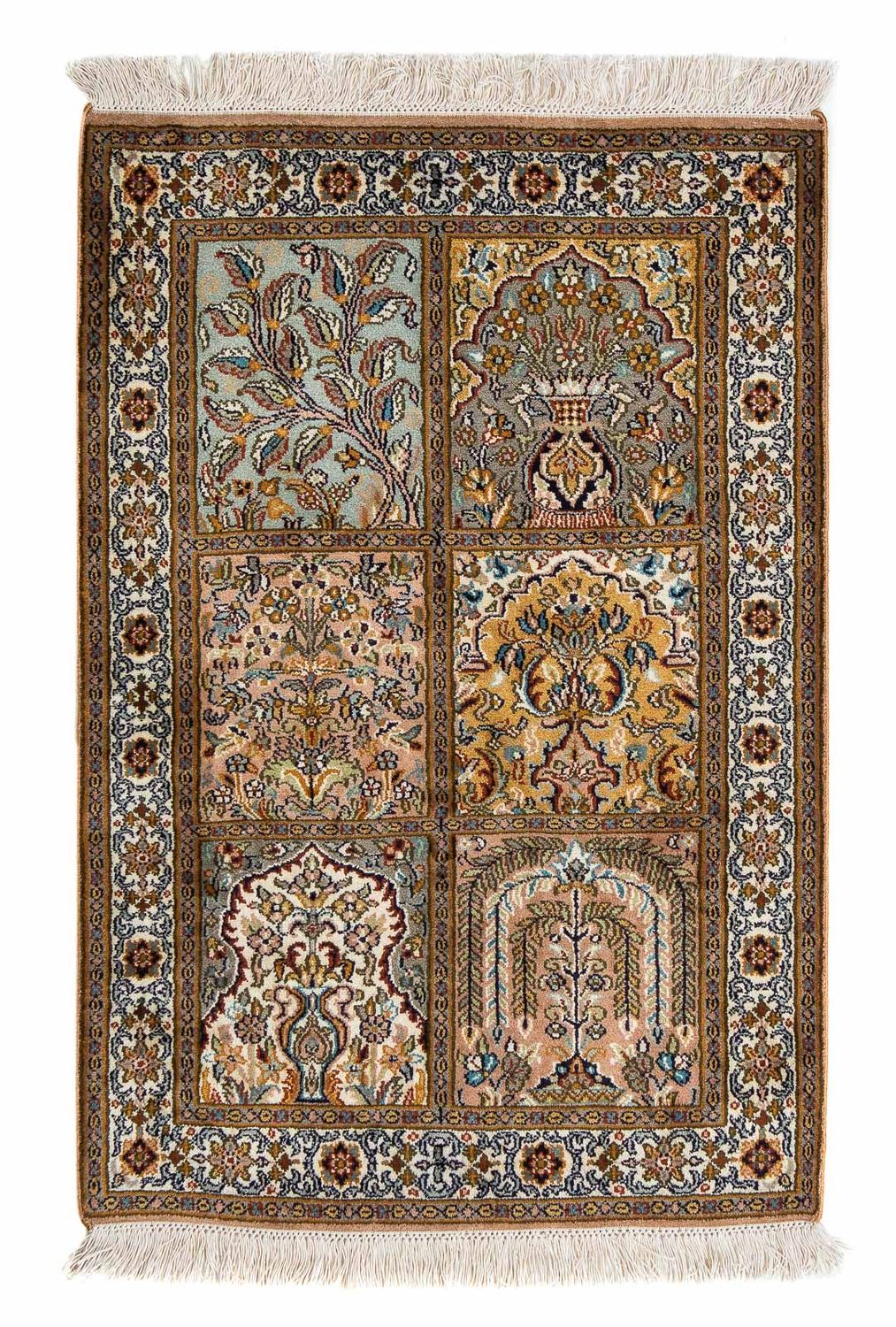 Alfombra persa - Clásica - 92 x 62 cm - multicolor