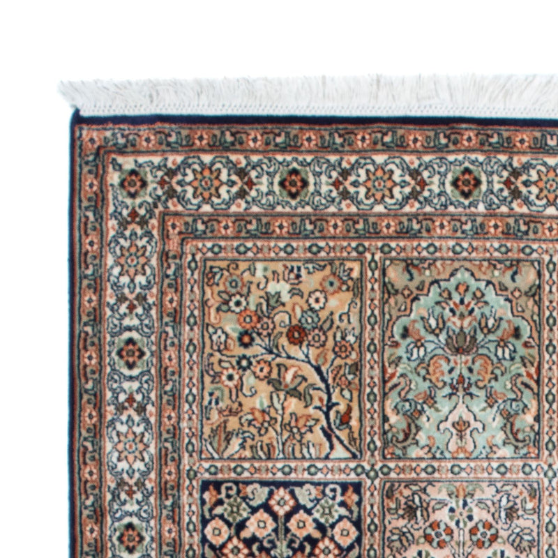 Alfombra de seda - Seda de Cachemira - 152 x 94 cm - multicolor