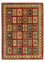 Alfombra persa - Nómada - 384 x 302 cm - rojo oscuro