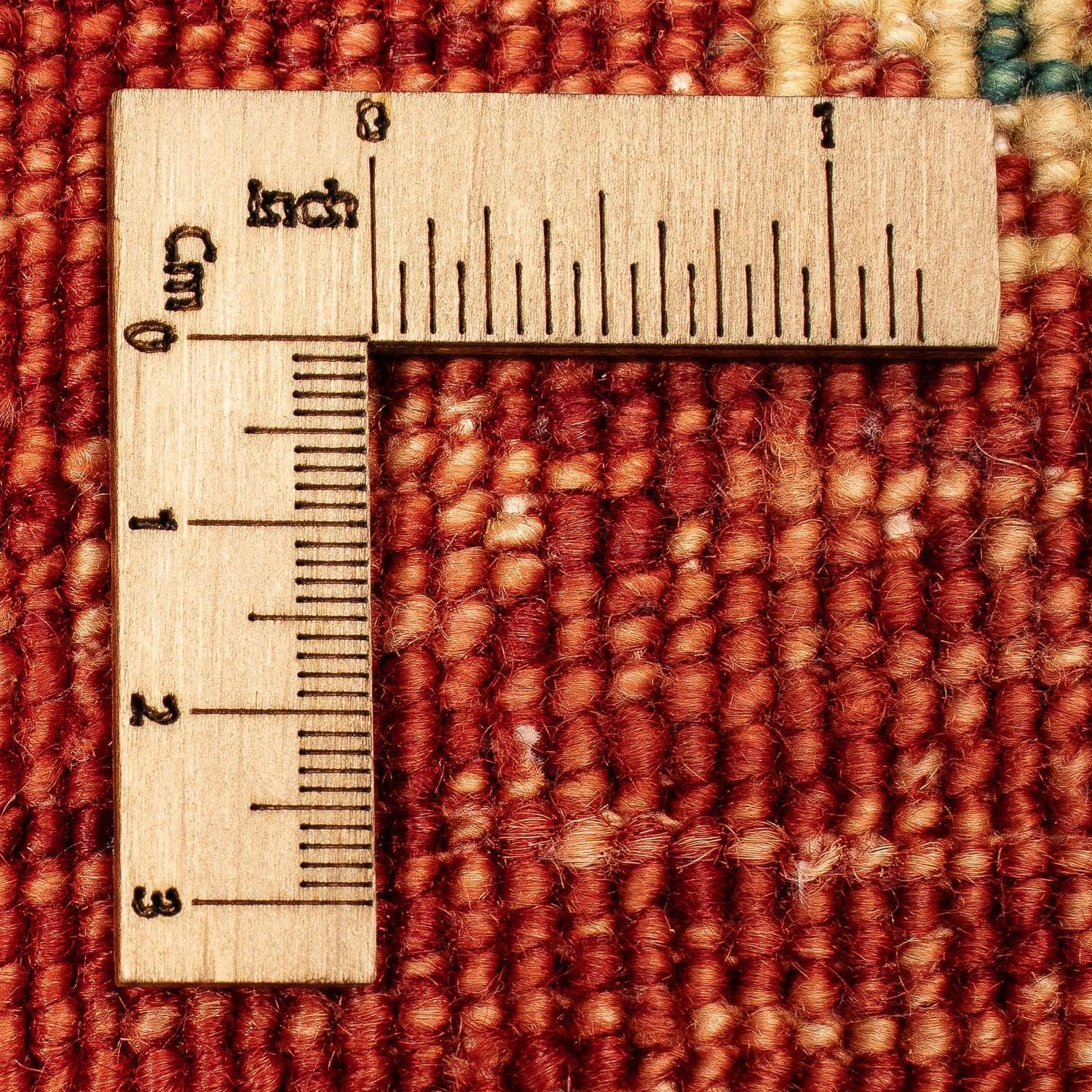 Alfombra persa - Nómada - 384 x 302 cm - rojo oscuro