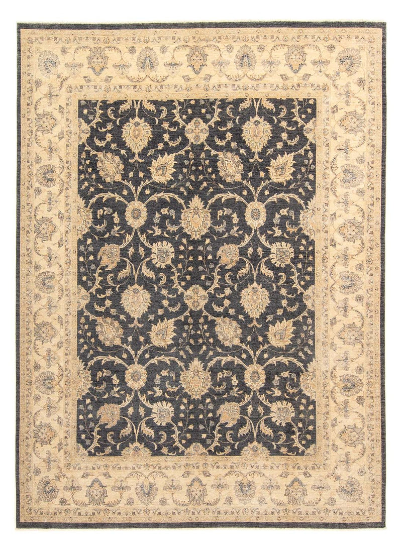 Alfombra Ziegler - Moderna - 380 x 303 cm - marrón oscuro
