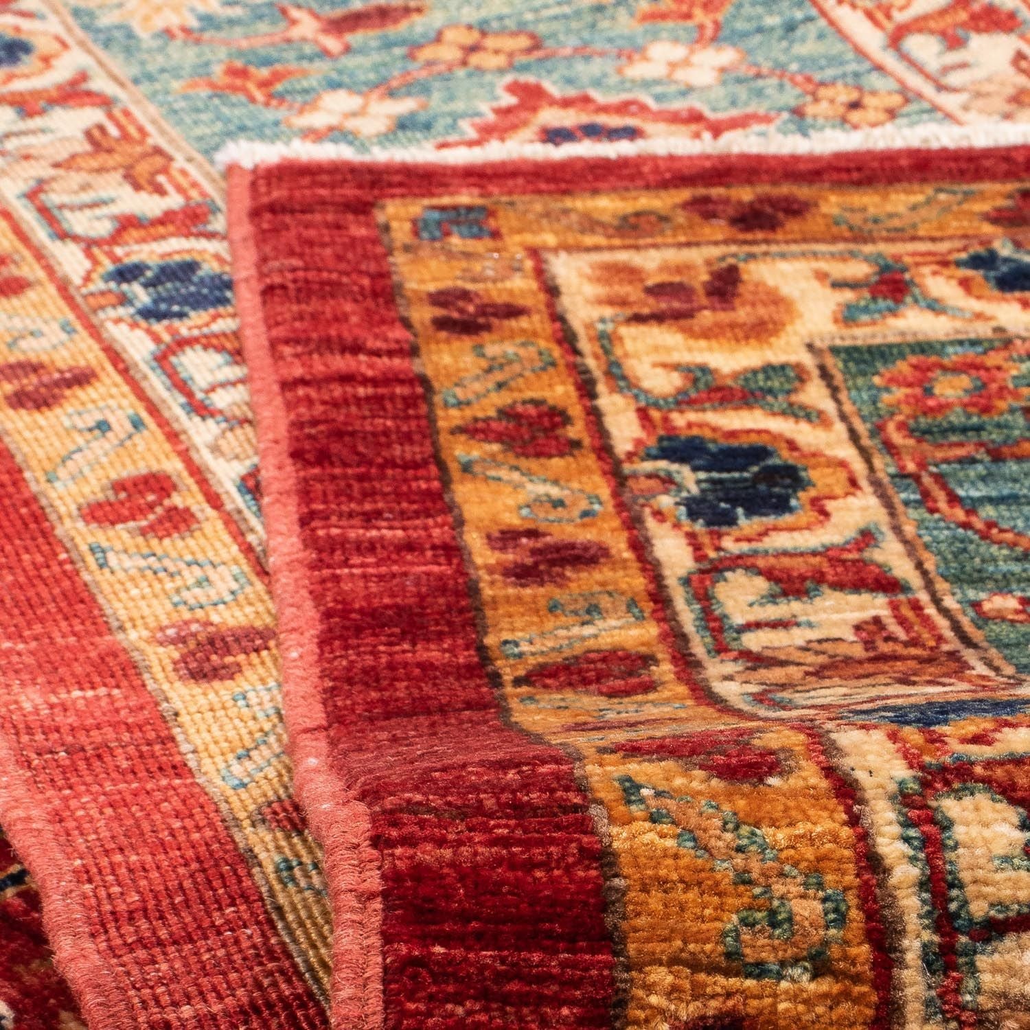 Alfombra Ziegler - 294 x 204 cm - rojo oscuro