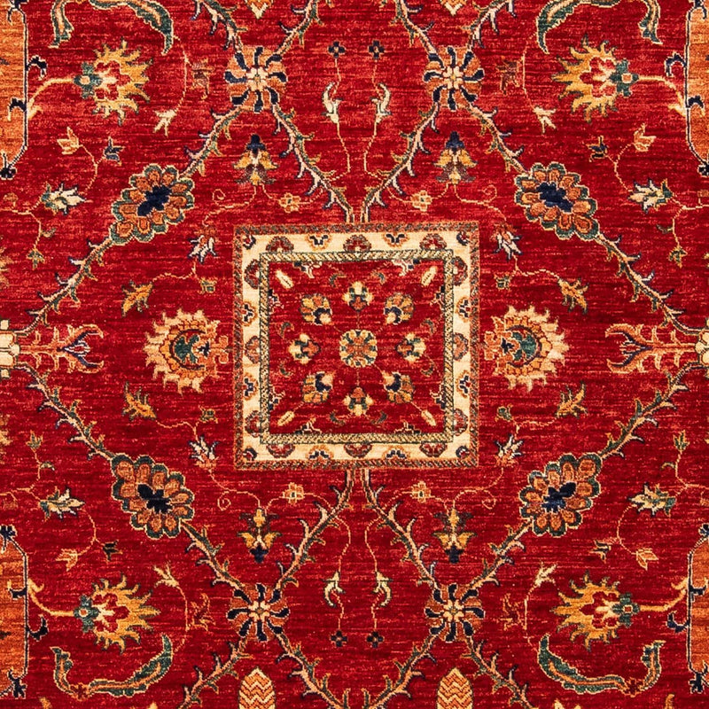 Alfombra Ziegler - 319 x 207 cm - rojo oscuro