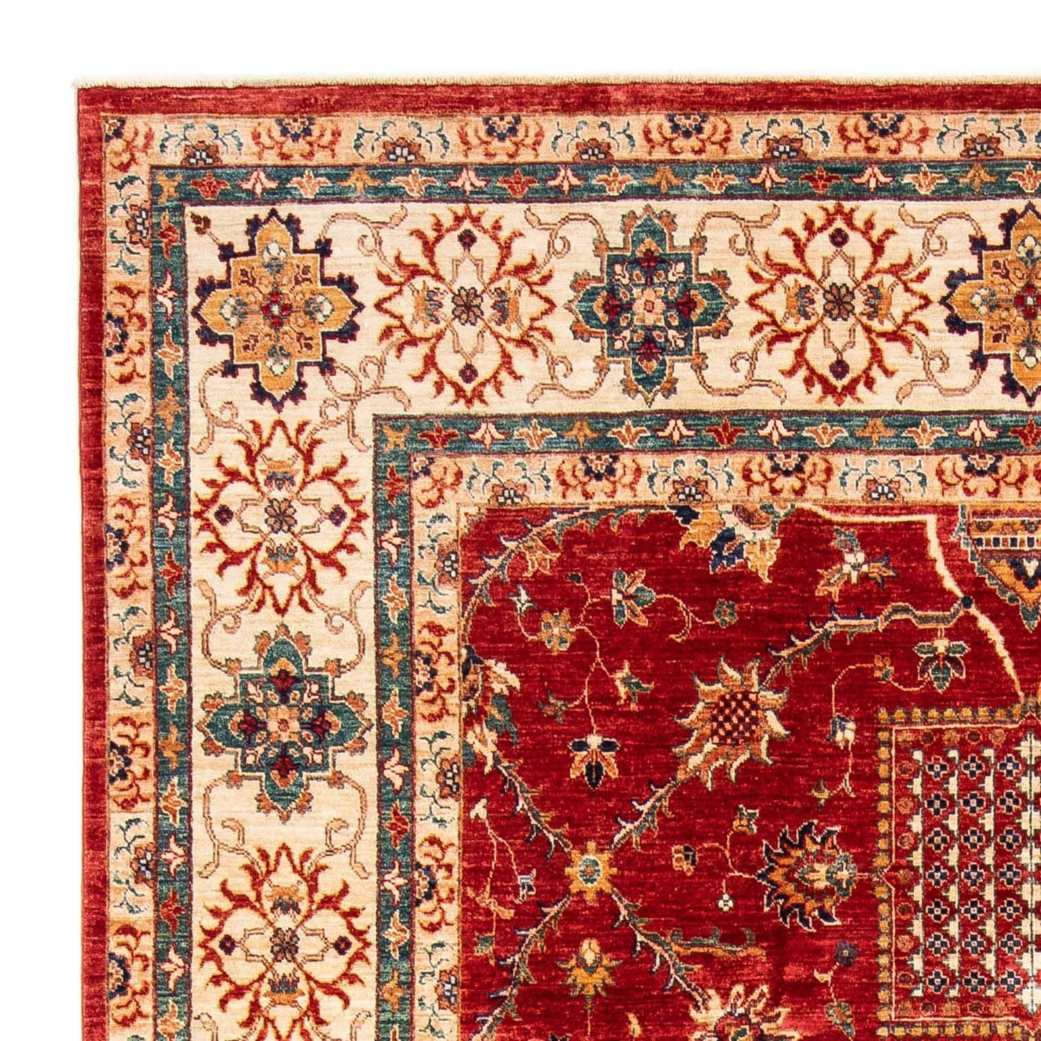 Alfombra Ziegler - 319 x 207 cm - rojo oscuro