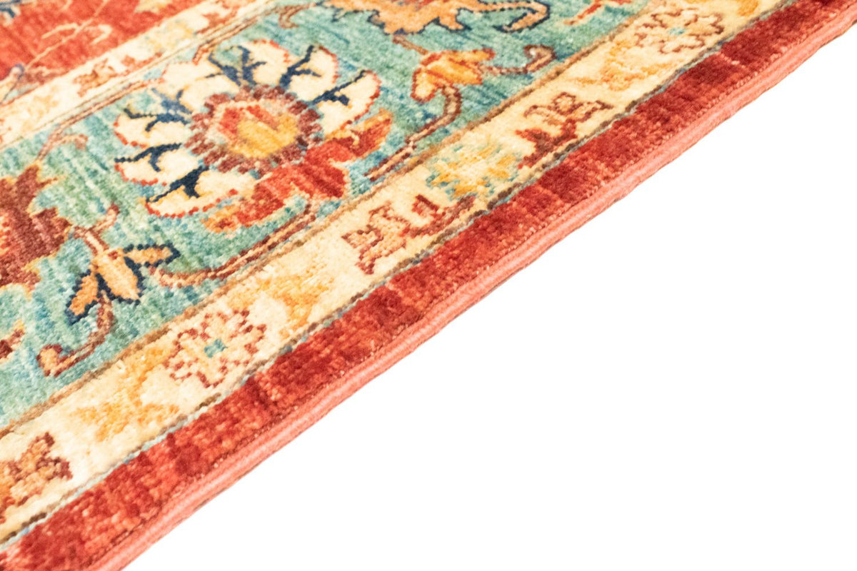 Alfombra afgana - 201 x 149 cm - rojo