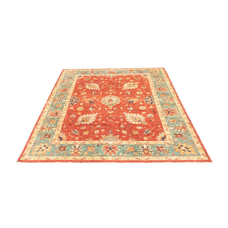 Alfombra afgana - 201 x 149 cm - rojo