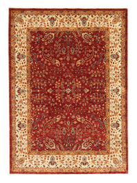 Alfombra afgana - 207 x 149 cm - rojo