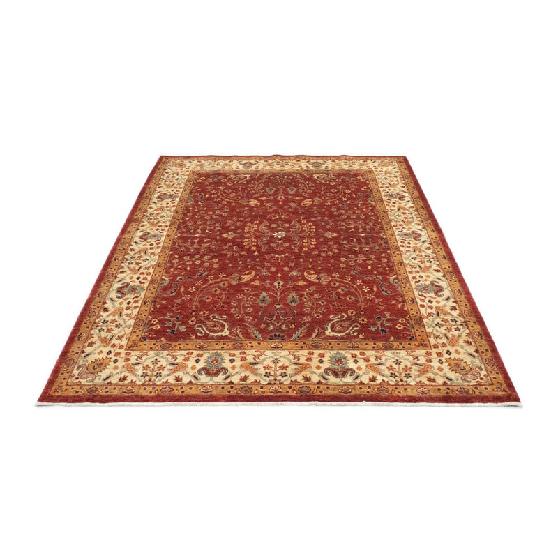 Alfombra afgana - 207 x 149 cm - rojo