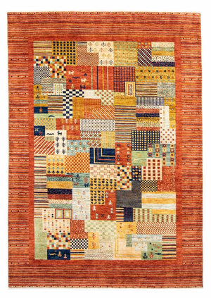Alfombra Gabbeh - Loribaft Persa - 228 x 170 cm - óxido