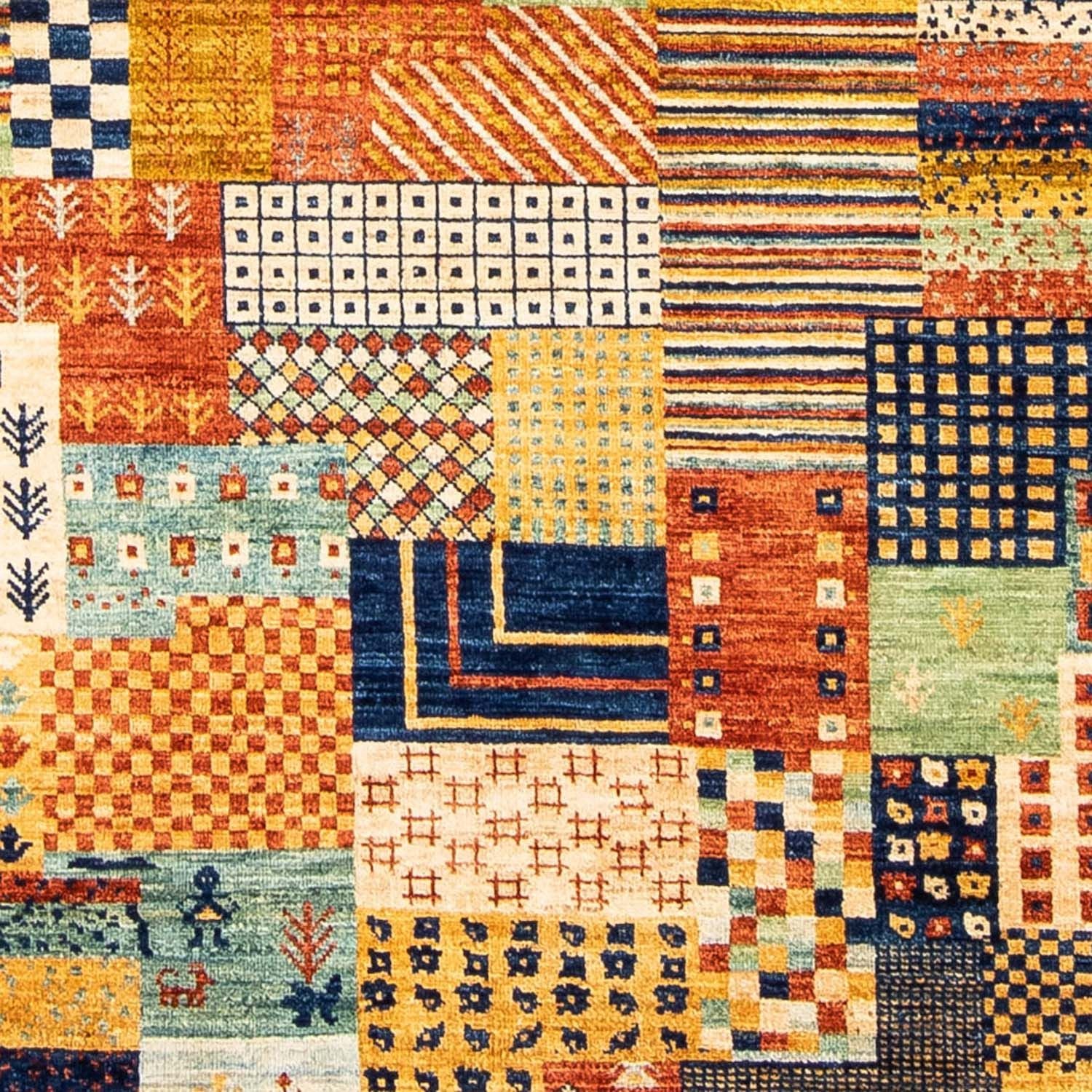 Alfombra Gabbeh - Loribaft Persa - 228 x 170 cm - óxido