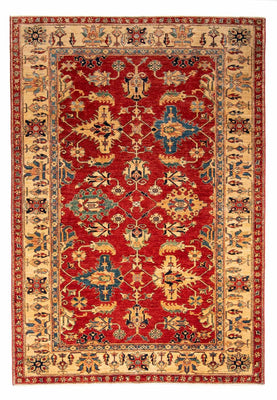 Alfombra Ziegler - Kazak - 290 x 205 cm - rojo oscuro