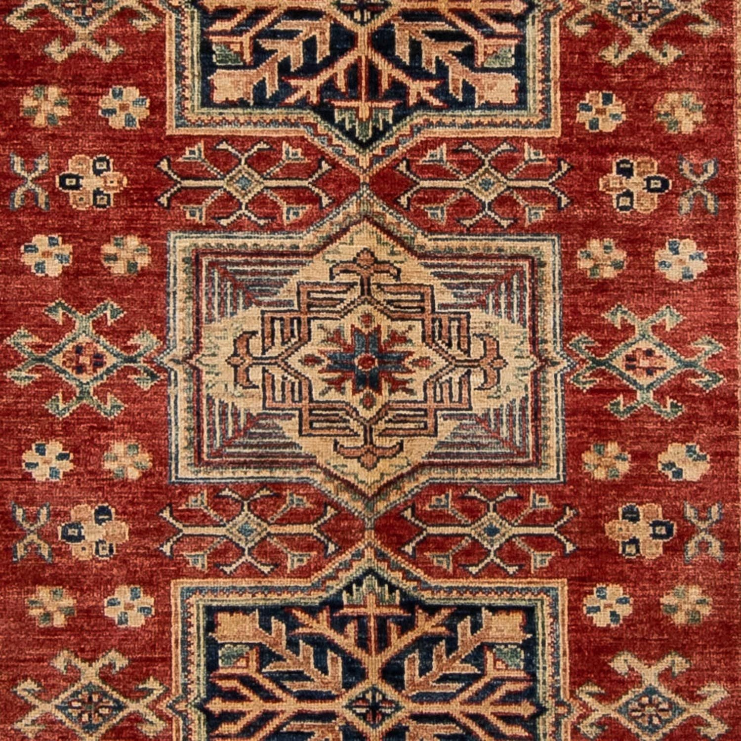 Alfombra Ziegler - Kazak - 312 x 158 cm - rojo oscuro