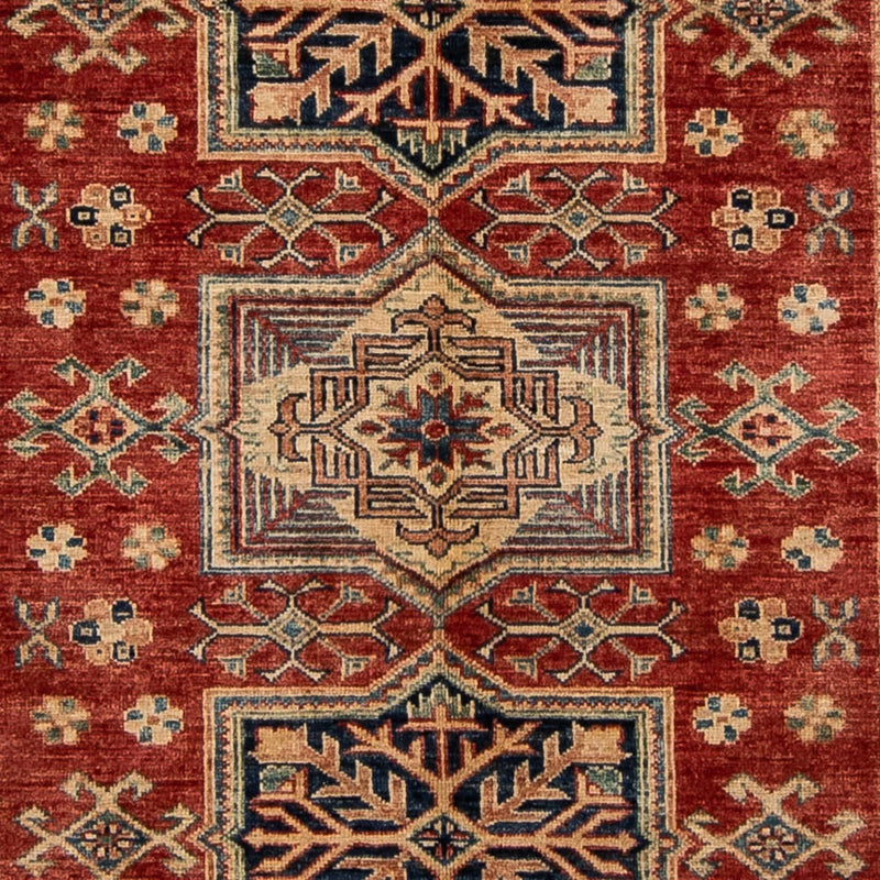 Alfombra Ziegler - Kazak - 312 x 158 cm - rojo oscuro
