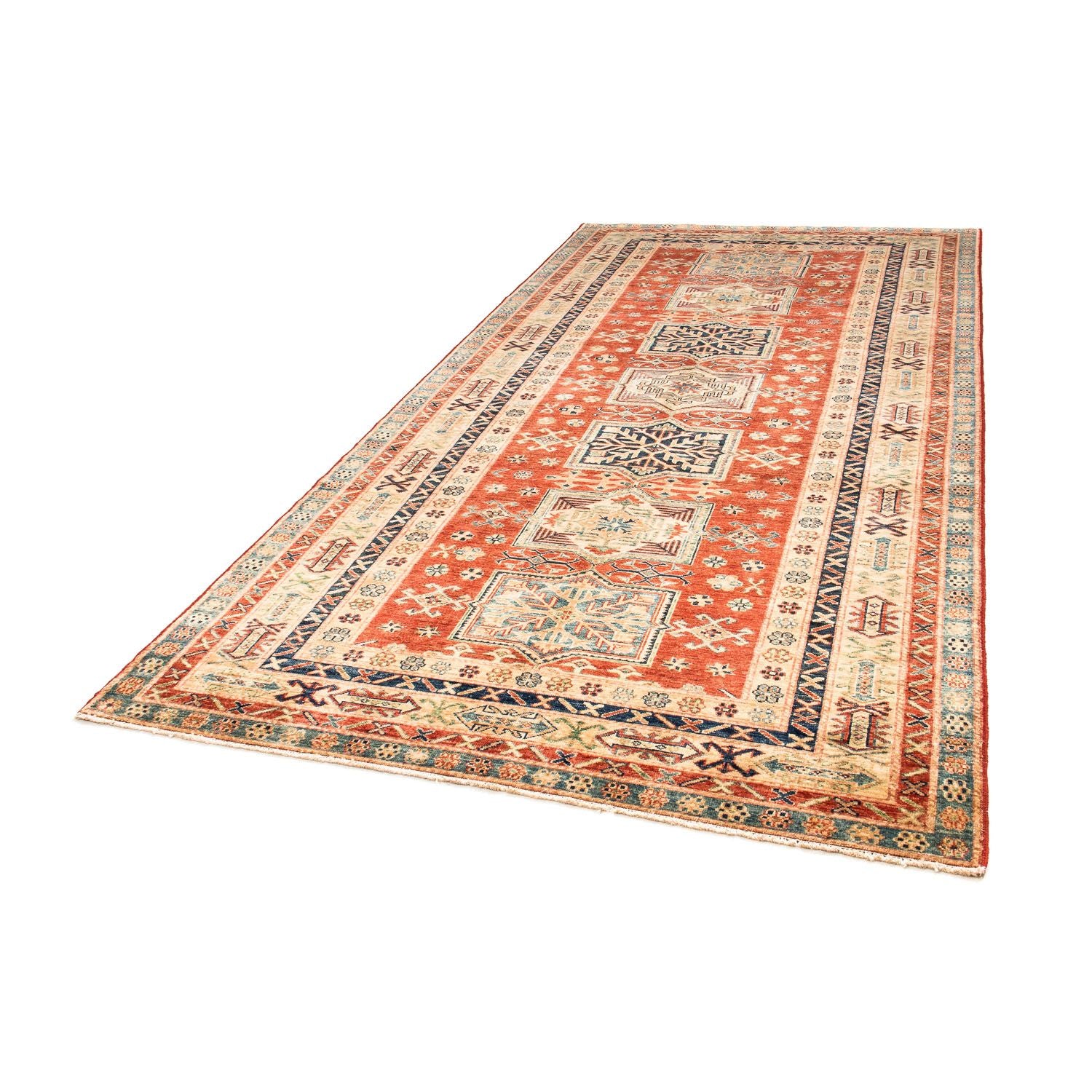 Alfombra Ziegler - Kazak - 312 x 158 cm - rojo oscuro