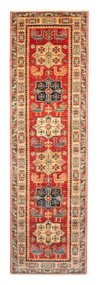 Alfombra de pasillo Alfombra Ziegler - Kazak - 266 x 77 cm - rojo