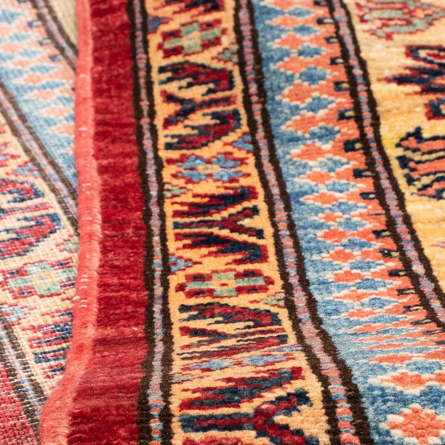 Alfombra Ziegler - Kazak - 253 x 168 cm - rojo oscuro