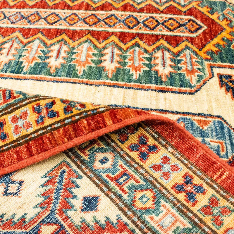 Alfombra Ziegler - Kazak - 261 x 184 cm - rojo oscuro