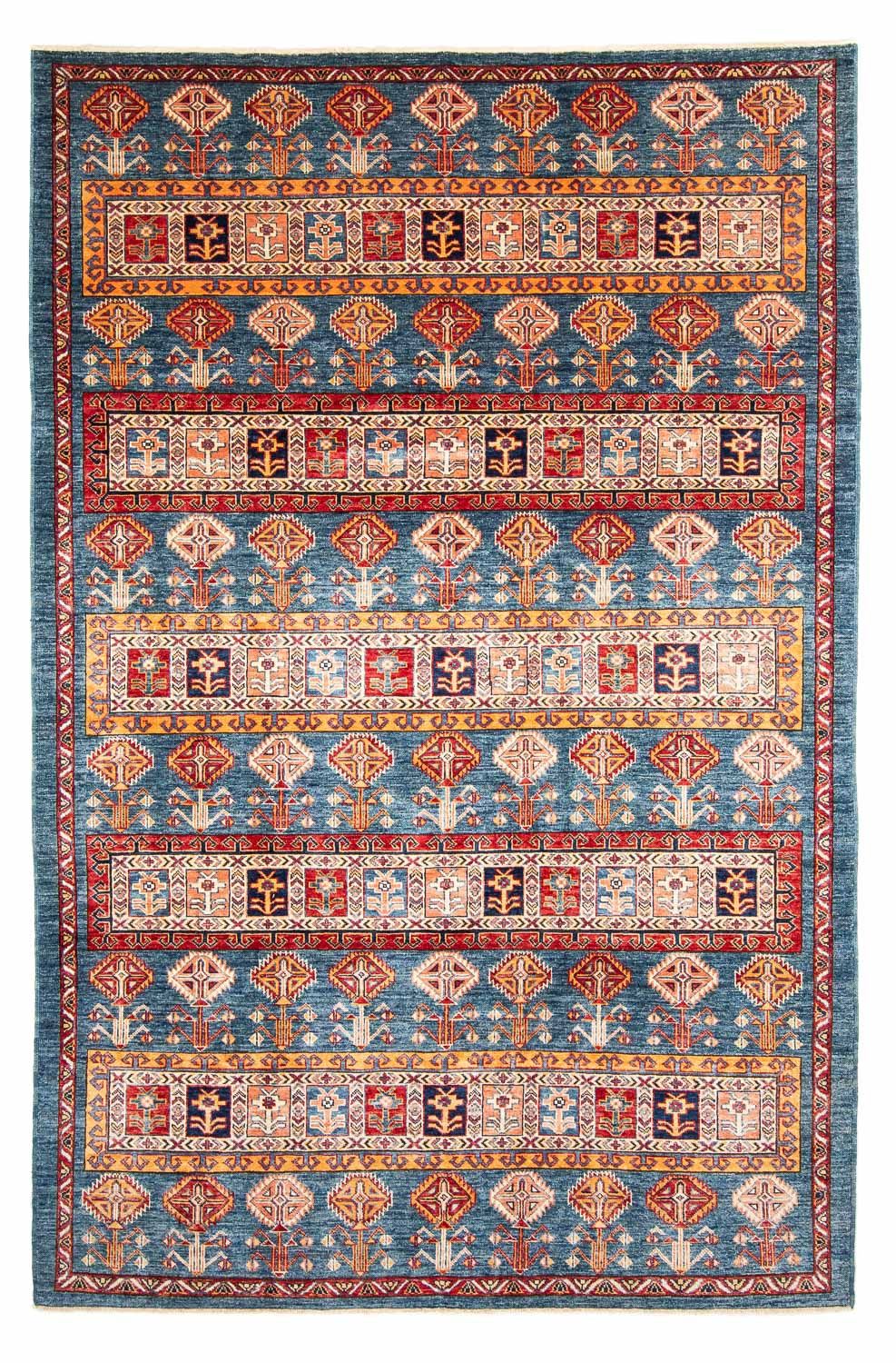 Alfombra Ziegler - Kazak - 275 x 186 cm - turquesa