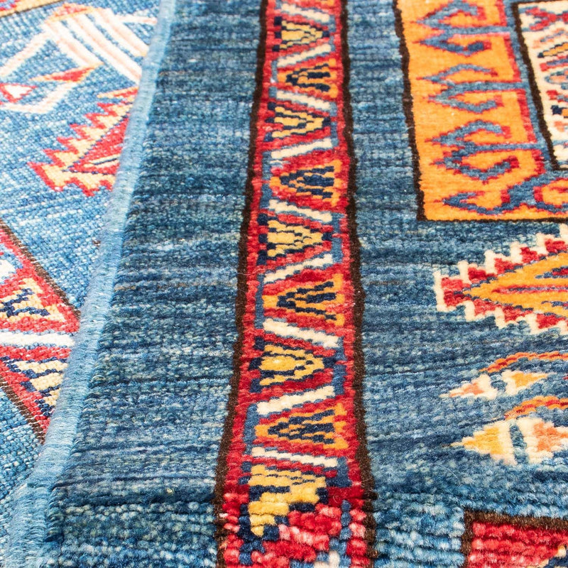Alfombra Ziegler - Kazak - 275 x 186 cm - turquesa
