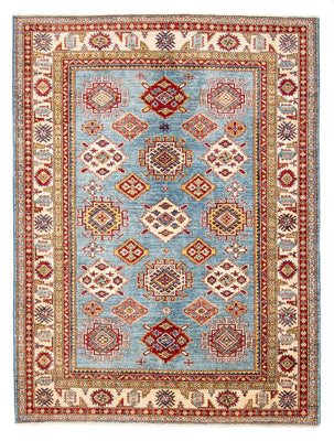 Alfombra Ziegler - Kazak - 233 x 184 cm - azul claro