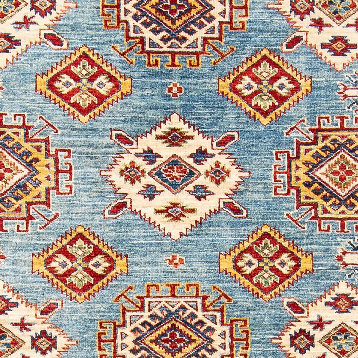 Alfombra Ziegler - Kazak - 233 x 184 cm - azul claro