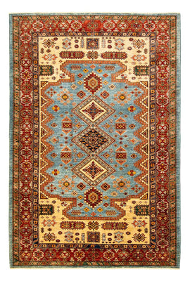 Alfombra Ziegler - Kazak - 271 x 184 cm - azul claro
