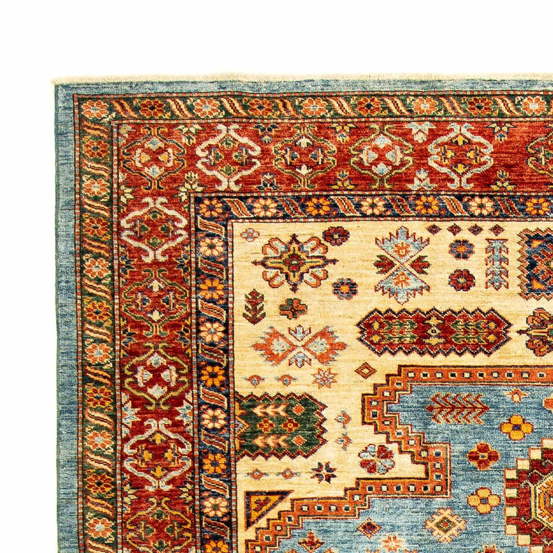Alfombra Ziegler - Kazak - 271 x 184 cm - azul claro