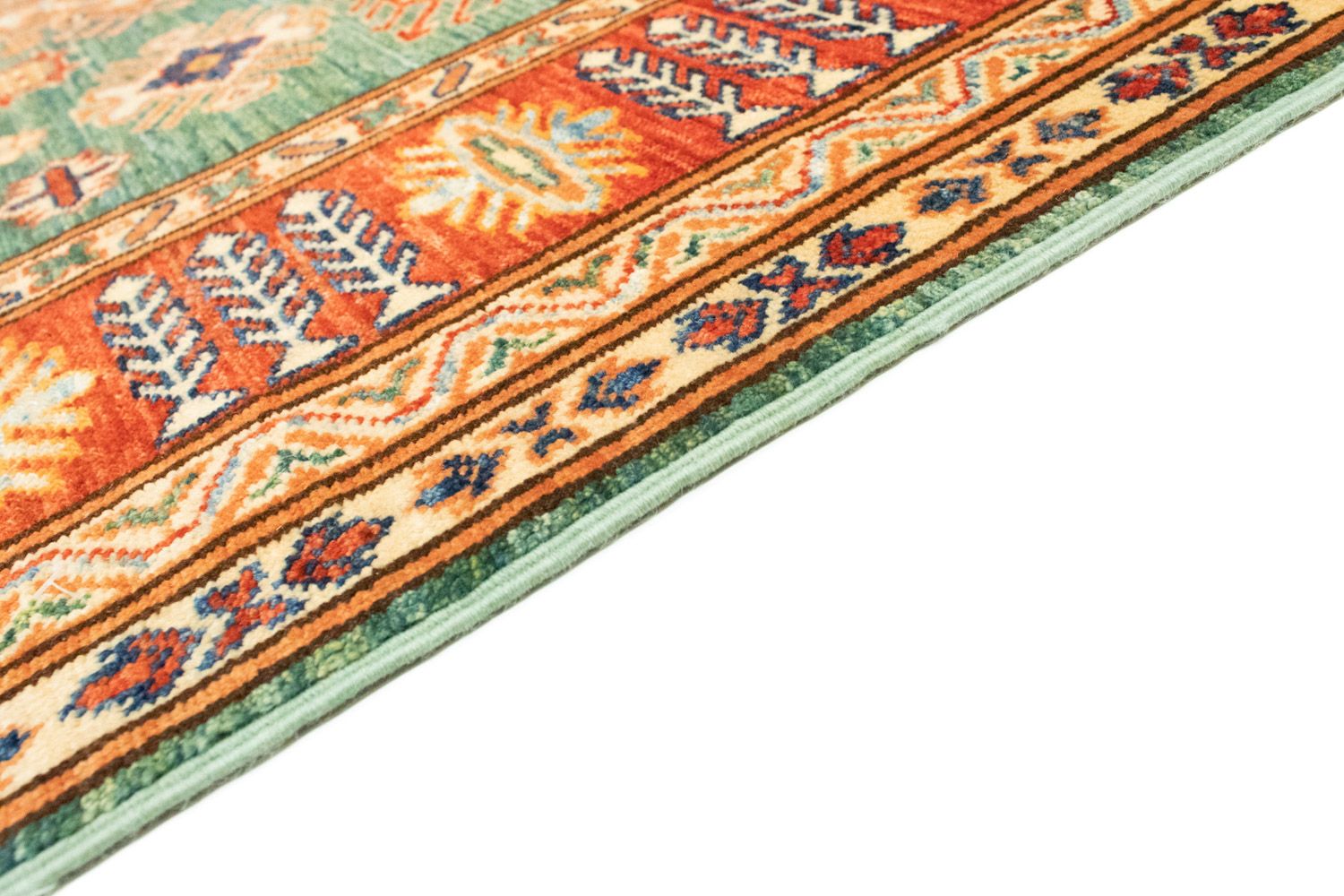 Alfombra Ziegler - Kazak - 211 x 150 cm - verde