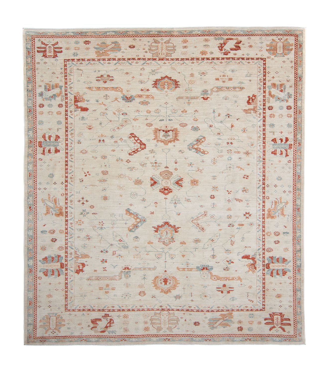 Alfombra persa - Nómada - 280 x 240 cm - beige