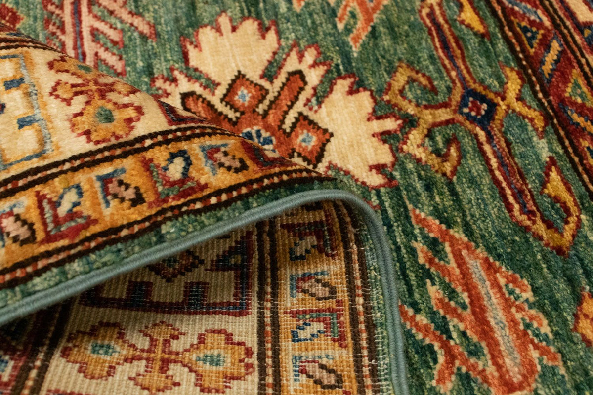 Alfombra Ziegler - Kazak - 119 x 80 cm - verde