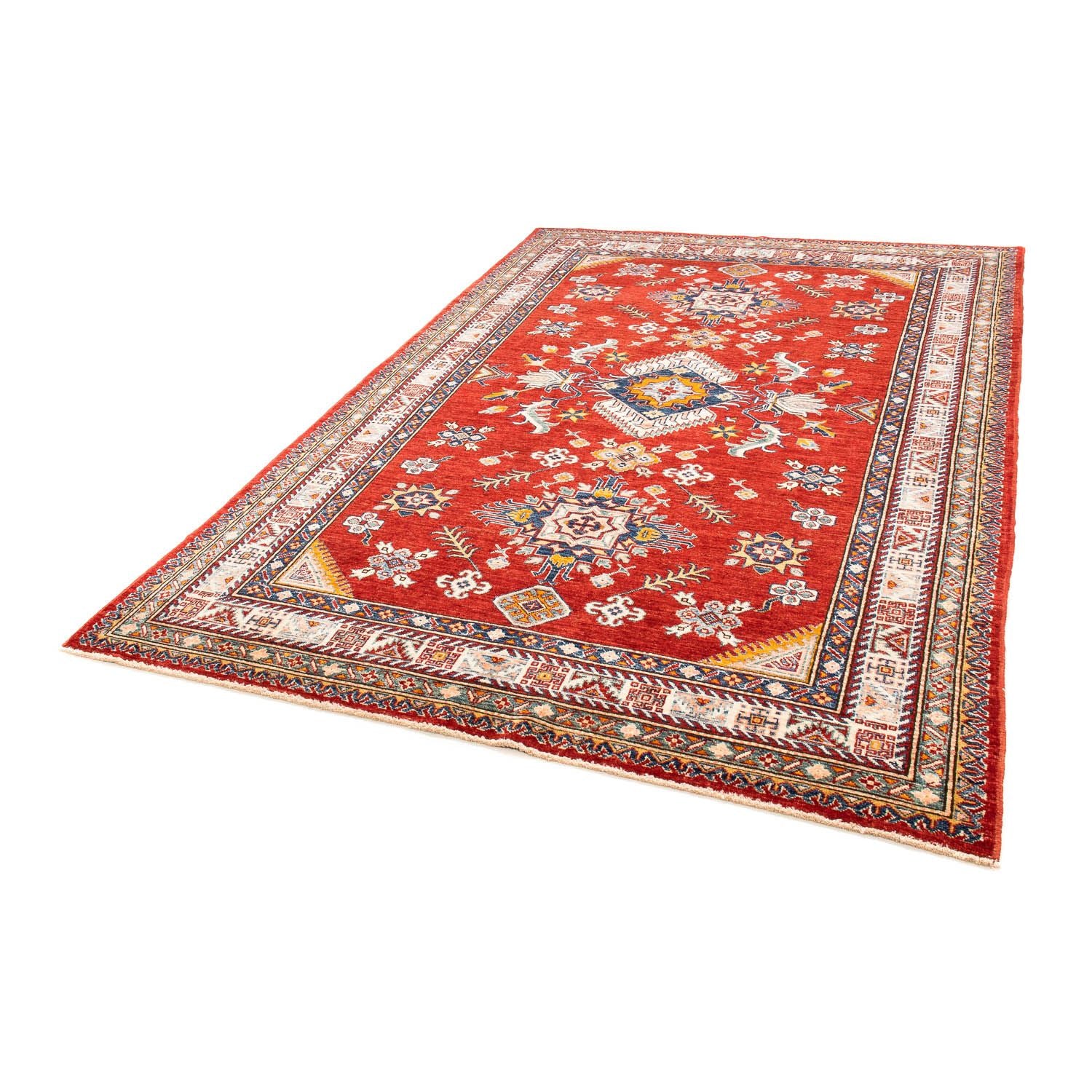 Alfombra Ziegler - Kazak - 244 x 160 cm - rojo oscuro