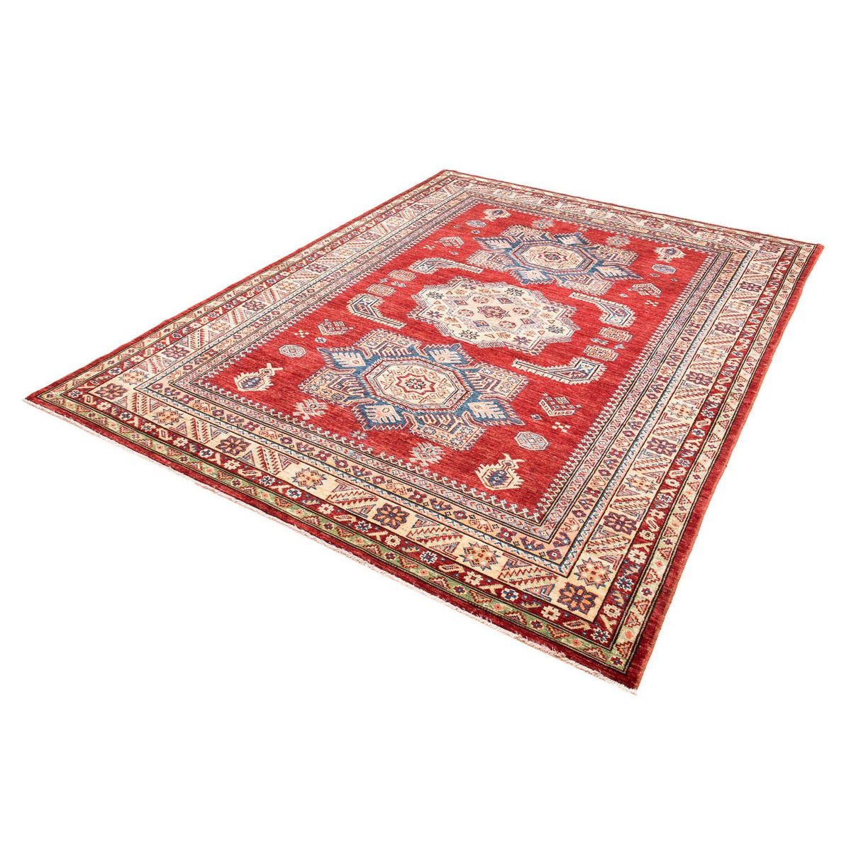 Alfombra Ziegler - Kazak - 237 x 173 cm - rojo oscuro