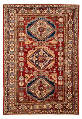 Alfombra Ziegler - Kazak - 242 x 167 cm - rojo oscuro