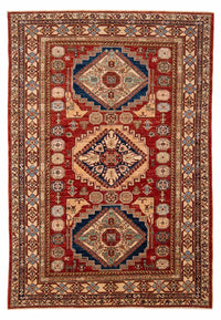 Alfombra Ziegler - Kazak - 242 x 167 cm - rojo oscuro