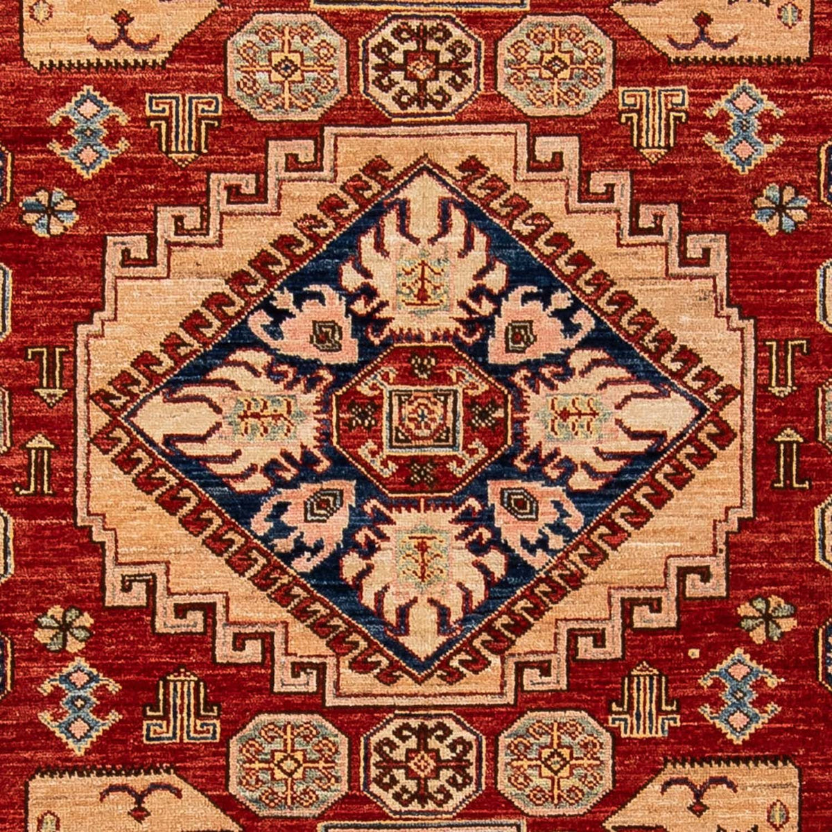 Alfombra Ziegler - Kazak - 242 x 167 cm - rojo oscuro