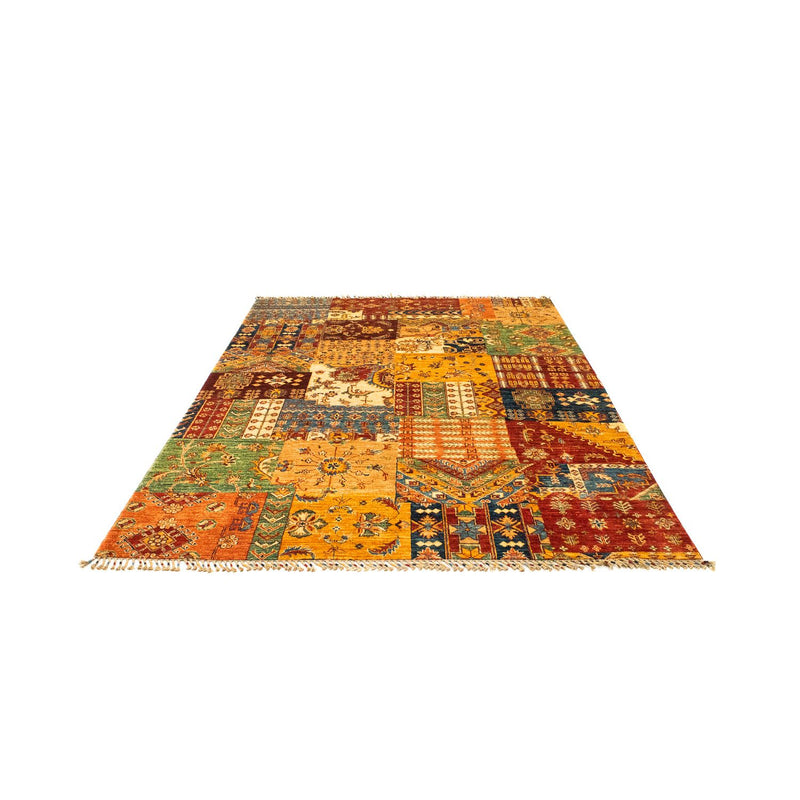 Alfombra de patchwork - 247 x 181 cm - multicolor