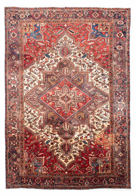 Alfombra persa - Nómada - 282 x 202 cm - rojo