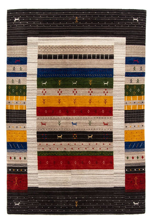 Alfombra Gabbeh - Loribaft Persa - 200 x 140 cm - multicolor