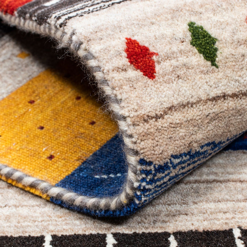 Alfombra Gabbeh - Loribaft Persa - 200 x 140 cm - multicolor