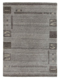 Alfombra de Nepal - 90 x 60 cm - gris