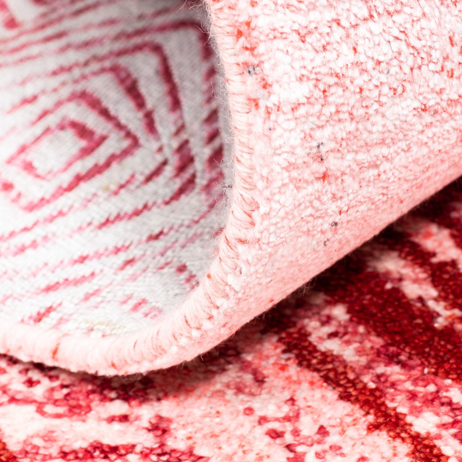 Alfombra de diseño - 240 x 170 cm - rosa