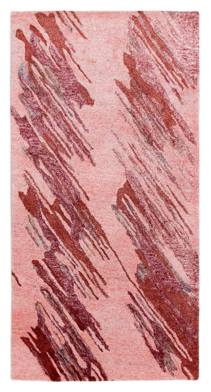 Alfombra de diseño - 140 x 70 cm - rojo