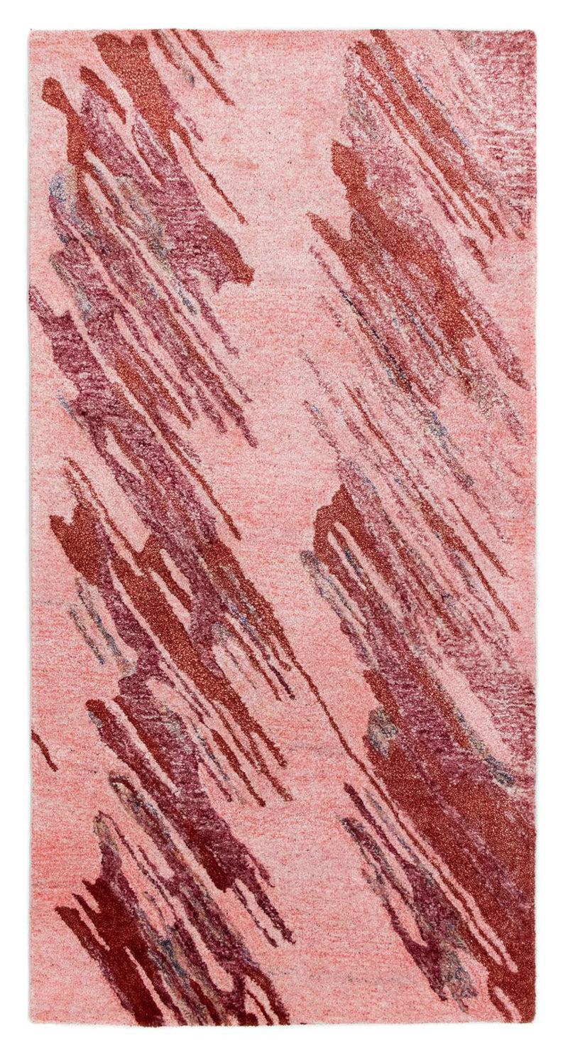 Alfombra de diseño - 140 x 70 cm - rojo