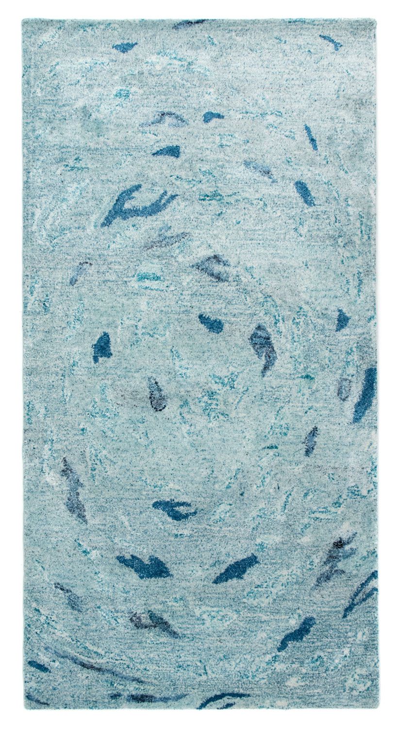Alfombra de diseño - 140 x 70 cm - turquesa
