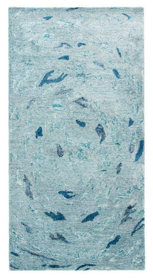 Alfombra de diseño - 140 x 70 cm - turquesa