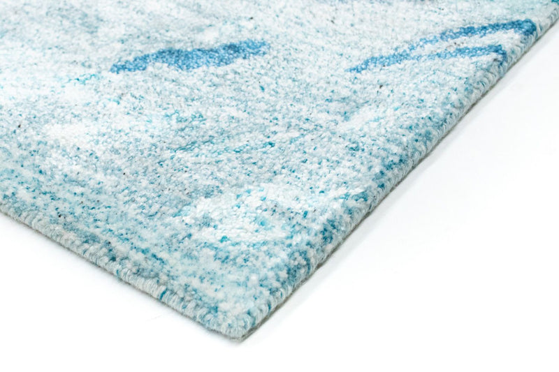 Alfombra de diseño - 140 x 70 cm - turquesa